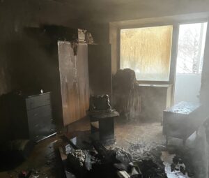 В Губахе в пожаре погиб человек